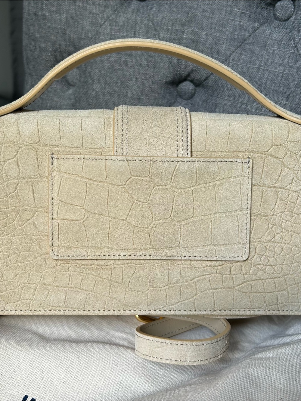 Jacquemus Le Grand bambino calf leather beige - Picture 6 of 9